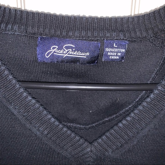 Jack Nicklaus Golden Bear sweater large black - Picture 2 of 3